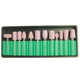 Nail Polishing Heads Diamond Tools (Option: 12sticks flint)