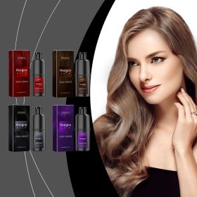 isex hair color shampoo, temporary dye shampoo available in brown and purple shades. This hair care product allows easy at-home hair coloring (Color: Purple)